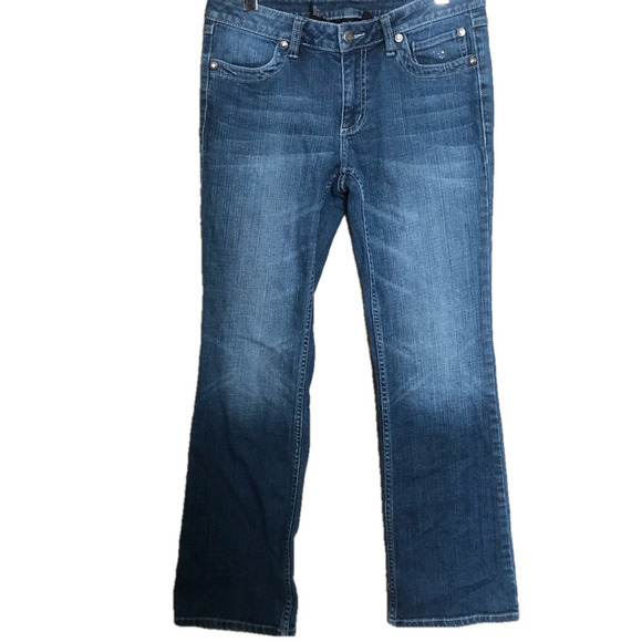 Harley-Davidson Boot Cut Flared Jeans Size 6 - Picture 1 of 11